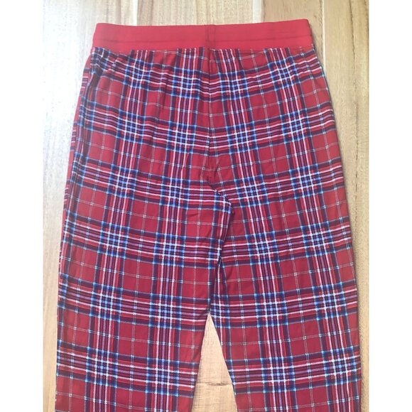 Wondershop Mens Red Plaid Pajama Pants With Drawstring Waist Size Medium - Picture 5 of 10